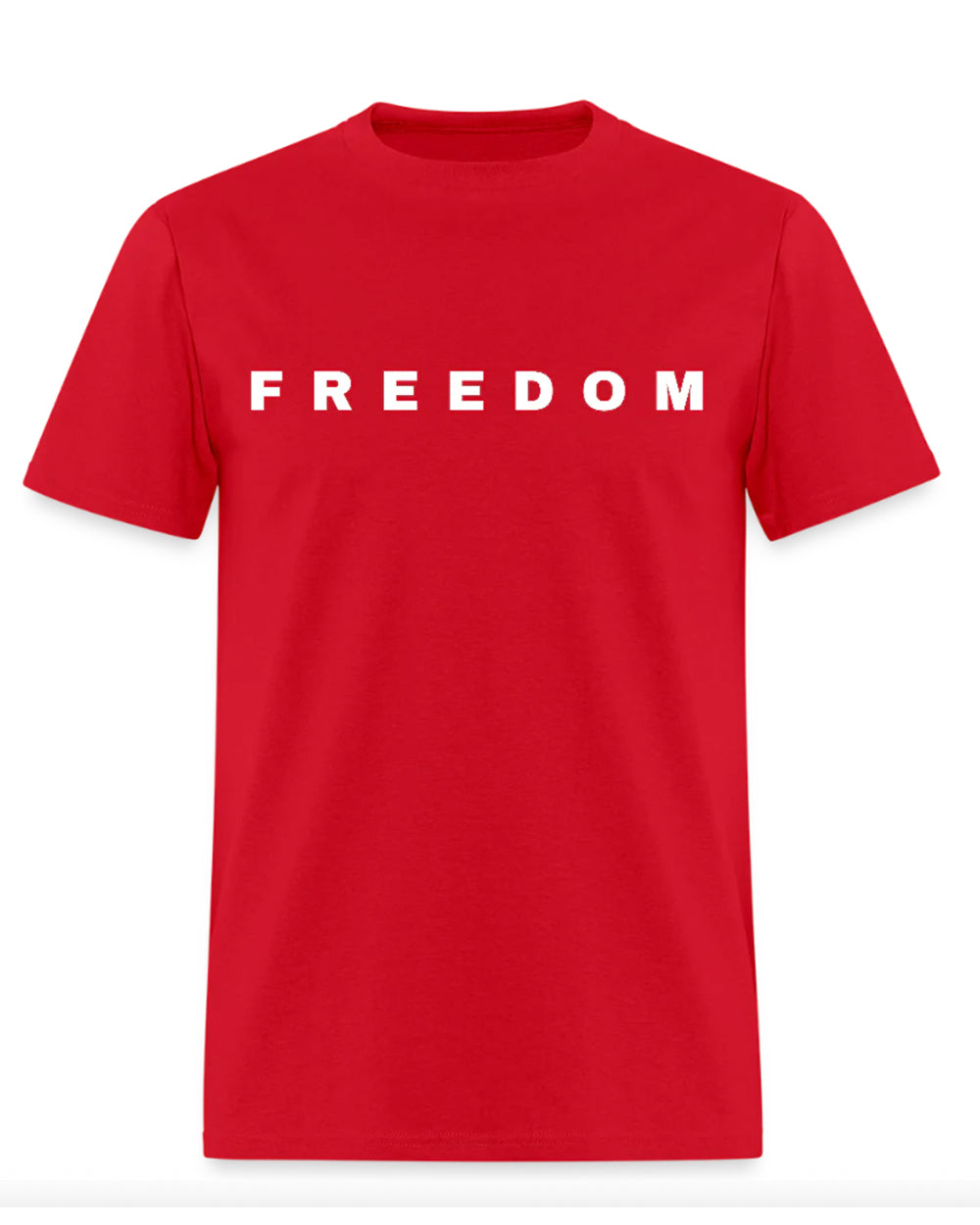 Charlie Kirk - Freedom T Shirt Red Font