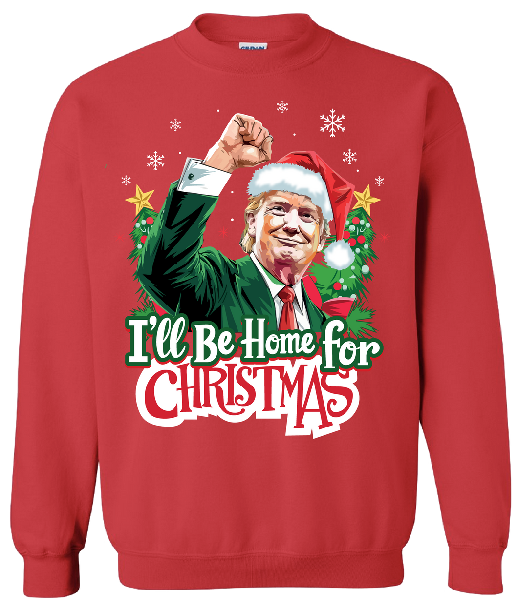 MAGA - I'll be home for Christmas - Red