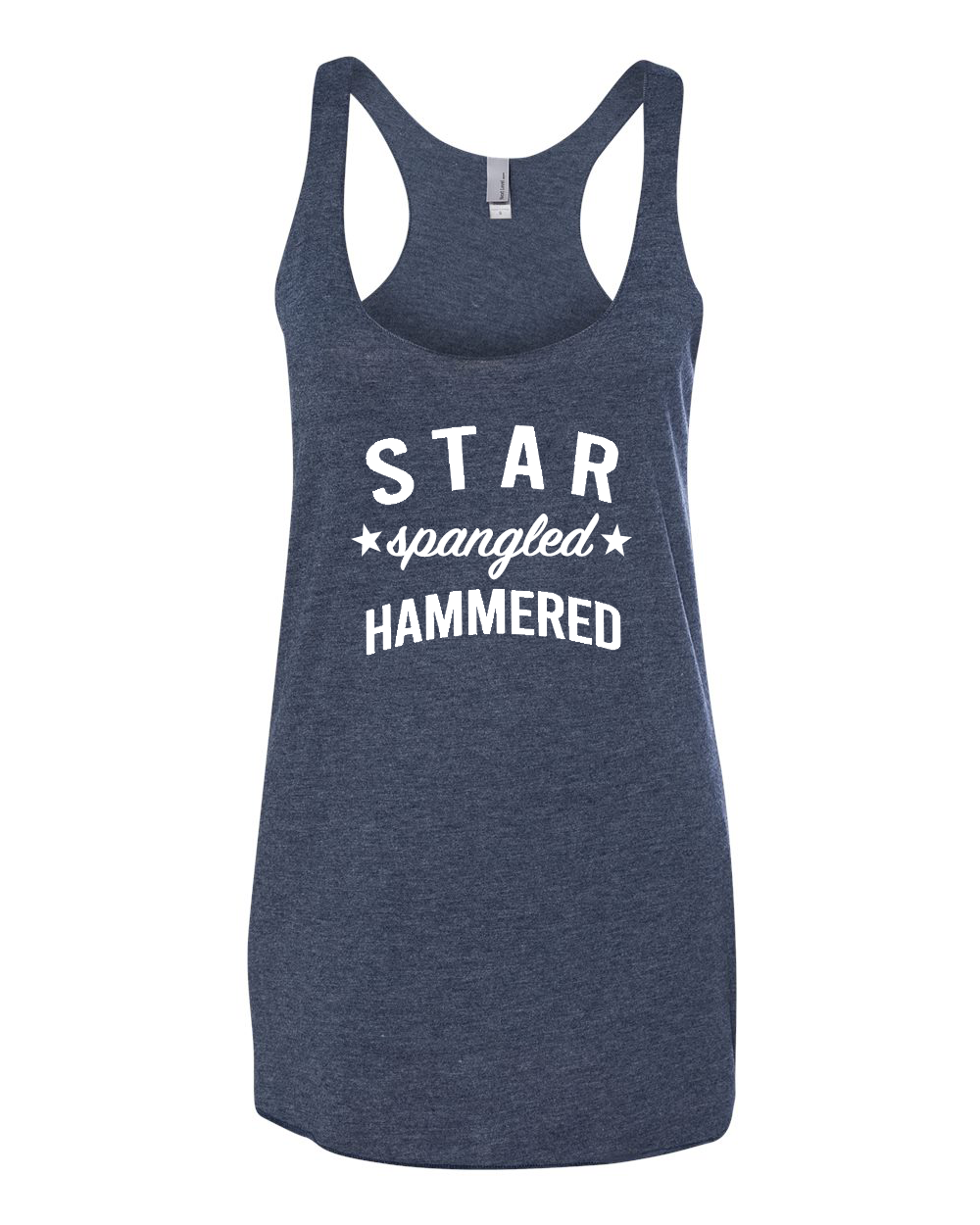 Star Spangled Hammered Tank Top - Vintage Navy