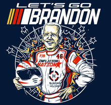Load image into Gallery viewer, Let&#39;s Go Brandon Women&#39;s Tank - Navy
